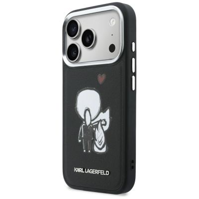 2. Etui Karl Lagerfeld Karl & Choupette Back Logo MagSafe na iPhone 17 Pro Max - czarne