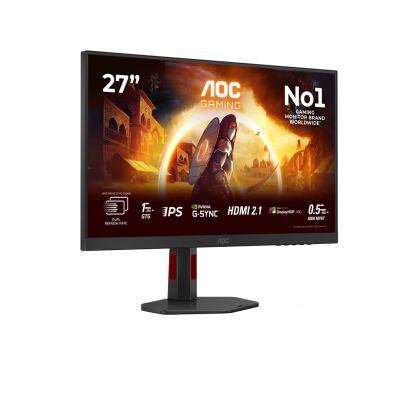 21. Certyfikat AOC U27G4R 27" Szybki IPS UHD, 16:9, 120 Hz, 1 ms, 3840 x 2160, 400 cd/m2, 2x HDMI, Czarny
