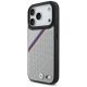 2. Etui BMW M Tricolor Metal Logo MagSafe do iPhone 17 Pro - szare
