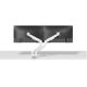 3. Neomounts DS70-250WH2 uchwyt / stojak do monitorów 81,3 cm (32") Biurko Biały