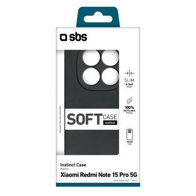 2. Etui SBS Instinct na Xiaomi Redmi Note 15 Pro - czarne