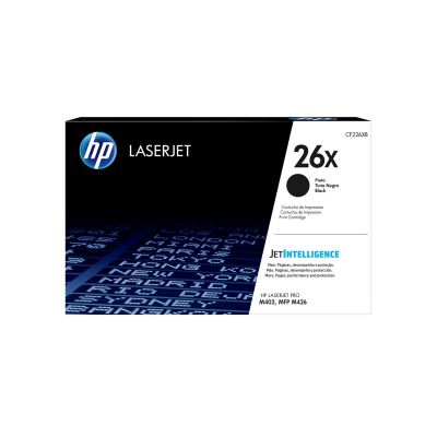 5. Toner HP czarny HP 26X, HP26X=CF226X, 9000 str.