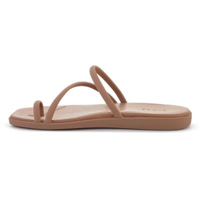 4. CROCS MIAMI TOE LOOP SANDAL W MILK CHOCOLATE 209862-2JJ