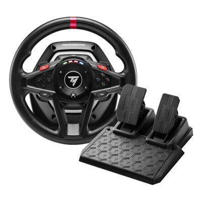 3. Thrustmaster T128 Shifter Pack, Kierownica + Pedały, PC, Xbox, Przycisk hamulca ręcznego, Przycisk View, Przycisk ustawień, Przyciski kierunkowe, Przycisk Menu, Przycisk Share, Analogowy, 900°, Przewodowy