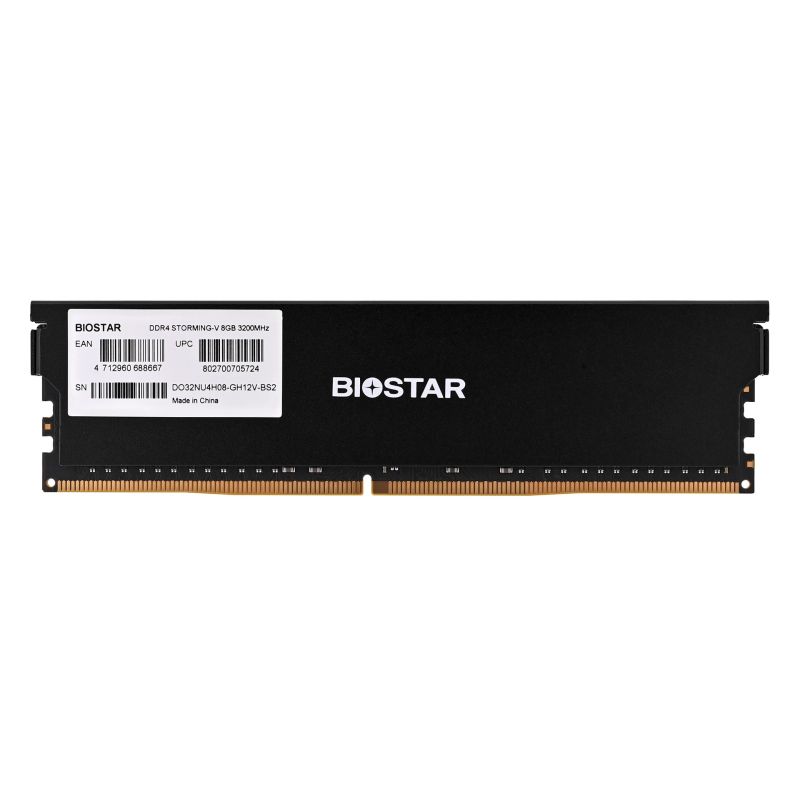 3. Pamięć DDR4 Biostar 8GB 3200MHz Heatsink Storming Vseries