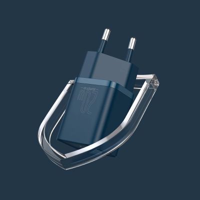 14. Baseus Super Si 1C szybka ładowarka USB Typ C 20W Power Delivery + kabel USB Typ C - Lightning 1m niebieski (TZCCSUP-B03)