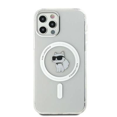 3. Etui Karl Lagerfeld IML Choupette MagSafe na iPhone 12 / 12 Pro - przezroczyste