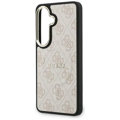14. Etui Guess 4G Embossed Ring MagSafe na Samsung Galaxy S26 - różowe