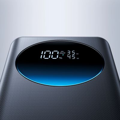 10. Powerbank Joyroom JR-PBF02 Pro 20000 mAh 45 W z wyświetlaczem cyfrowym 2x USB-A 2x USB-C - czarny