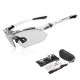 Rockbros okulary sportowe 0089 srebne polaryzacja