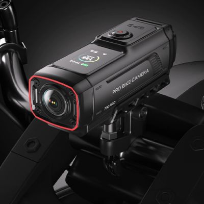 7. Kamera sportowa AKEEYO 730Pro wideorejestrator 4K na kierownicę rower motocykl - czarna