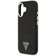 6. Etui Guess Glitter Triangle Logo MagSafe do iPhone 17 - czarne