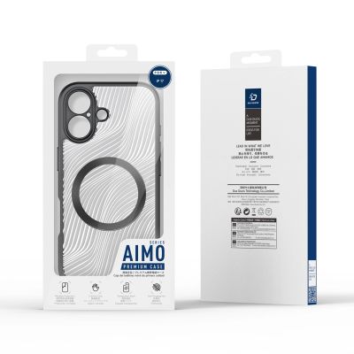 9. Etui Dux Ducis Aimo Mag z pierścieniem magnetycznym na iPhone 17 - czarne