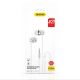 4. Słuchawki przewodowe Dudao X10PRO mini jack 3,5mm dokanałowe z pilotem - białe