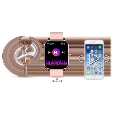 10. Smartwatch Giewont Różowy GW230-1