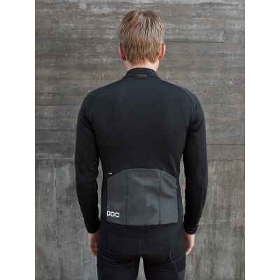 4. Kurtka rowerowa POC M's Thermal Jacket czarny