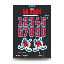 Cyfry na kaski PTH Koziołki Poznań
