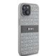 4. Etui DKNY Leather Mono Stripe & Metal Logo na iPhone 15 Plus / 14 Plus - beżowe