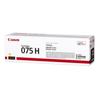 8. Canon 075 H kaseta z tonerem 1 szt. Oryginalny Żółty