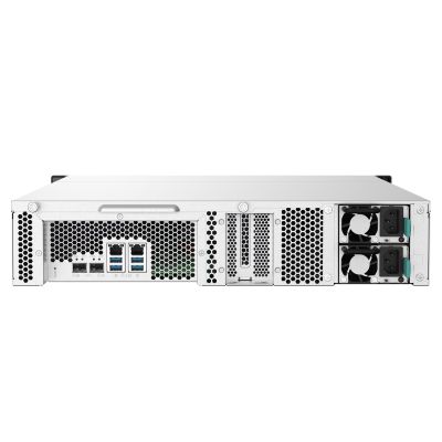 6. Qnap TS-832PXU-RP-4G, 2U, 8 x 2.5"/3.5" SATA, Annapurna Labs Alpine AL324 1.7GH, 4GB DDR4 UDIMM (Max. 16GB), 2 x 10GbE SFP+, 2 x 2.5GbE, Redundant PSU