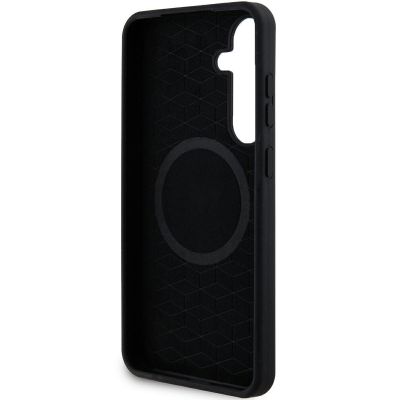 7. Etui BMW M Silicone Printed Ring MagSafe na Samsung Galaxy S24+ - czarne