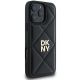 4. Etui DKNY Quilted Stack Logo na iPhone 16 Pro - czarne