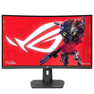 2. ASUS ROG Strix XG32WCS monitor komputerowy 80 cm (31.5") 2560 x 1440 px Quad HD LED Czarny