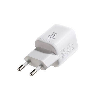 Ładowarka sieciowa Joyroom JR-TG7 33W USB-A + USB-C z kablem 60W USB-C do USB-C 1m - biała