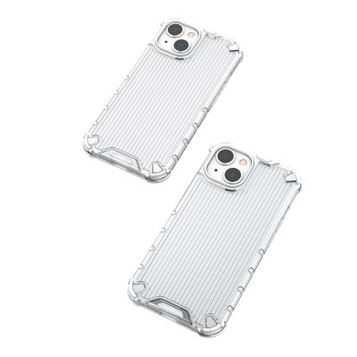 7. Ombre Protect Case etui do iPhone 14 pancerny pokrowiec różowo-niebieskie