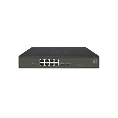 5. Przełącznik LevelOne Hilbt GB/SL PoE+ 10-portowy 19" 130W 1Gbps