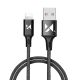 Wozinsky kabel przewód USB - Lightning 2,4A 1m czarny (WUC-L1B)