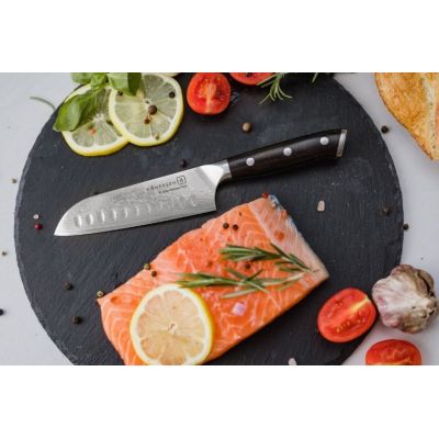 9. Nóż santoku Santoku Kohersen Elegance Ebony Wood 12,7cm