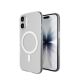 4. Etui Puro Lite Mag TPU+PC kompatybilne z MagSafe na iPhone 17 - przezroczyste z białym pierścieniem