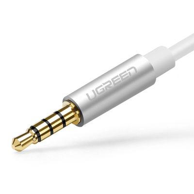 6. Ugreen kabel przewód rozdzielacz słuchawkowy mini jack 3,5 mm - 2 x mini jack 3,5mm (mikrofon + wyjście stereo) czarny (AV141)