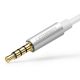 6. Ugreen kabel przewód rozdzielacz słuchawkowy mini jack 3,5 mm - 2 x mini jack 3,5mm (mikrofon + wyjście stereo) czarny (AV141)