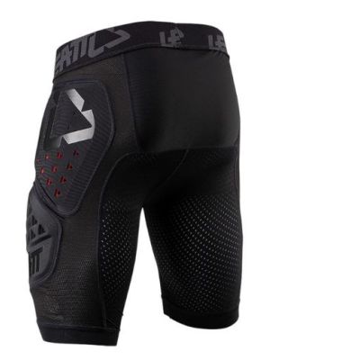 2. Spodenki z ochraniaczem LEATT Impact Shorts 3DF 3.0 rozmiar L, czarne