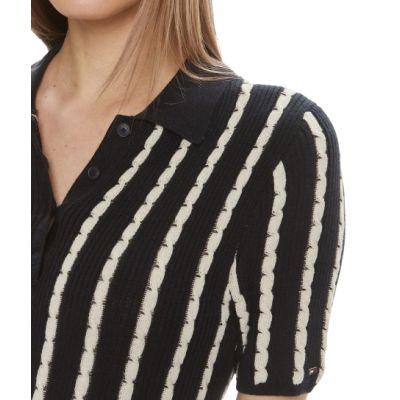 3. Sukienka Tommy Hilfiger Cable F&F Polo SS W WW0WW41748