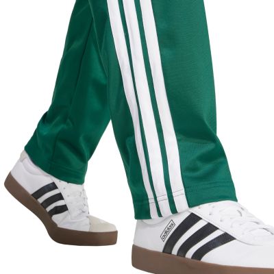 6. Spodnie męskie adidas 3-Stripes Tricot Regular-Fit Open Hem zielone JI8806
