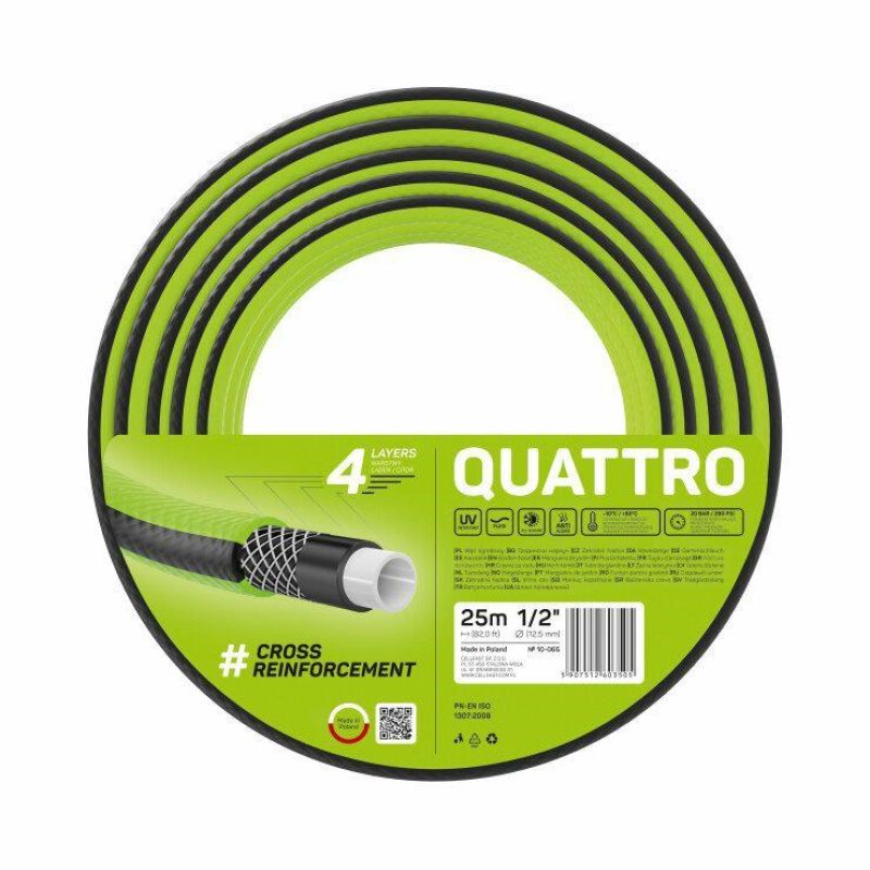 3. Wąż ogrodowy Quattro 3/4" 50m 10-073 CELLFAST