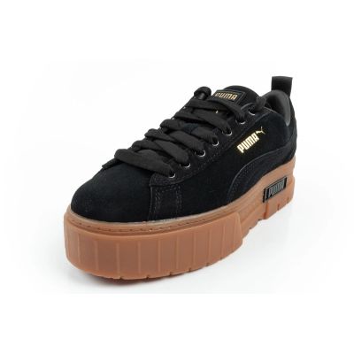 3. Puma Mayze buty damskie sportowe Sneakersy platforma czarne modne skóra