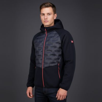 4. Kurtka męska Geographical Norway COUTO NAVY DB MEN 024 NAVY (WZ8645H/GN-MARINE)