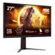 9. AOC G4 U27G4XM monitor komputerowy 68,6 cm (27") 3840 x 2160 px 4K Ultra HD LED Czarny, Czerwony