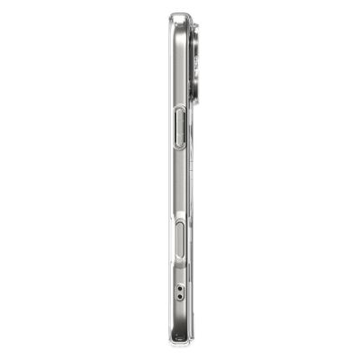 4. Etui Spigen Ultra Hybrid MagSafe na iPhone 17 Pro - przezroczysto-szare