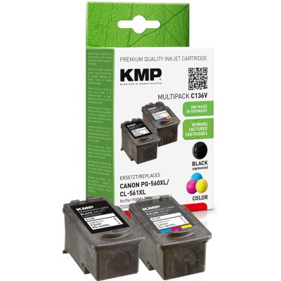 KMP 1581,4005 nabój z tuszem 3 szt. Zamiennik Wysoka (XL) wydajność Czarny, Cyjan, Purpurowy, Żółty