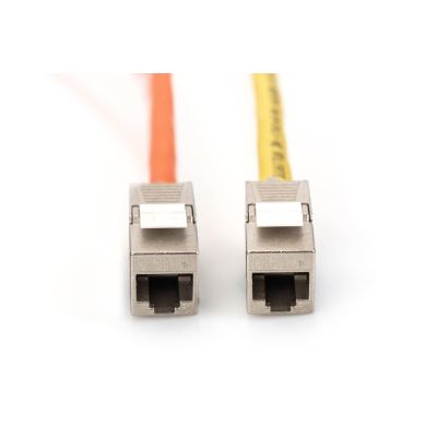 13. Moduł (gniazdo) keystone RJ45 (8P8C) kat.6A, STP,ekranowany, beznarzędziowy, stalowy, 24szt
