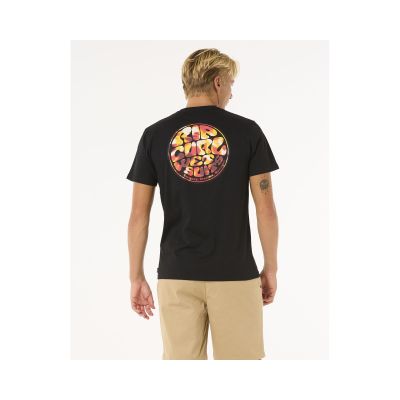 6. Koszulka RIP CURL Wettie Passage Icon Tee czarny