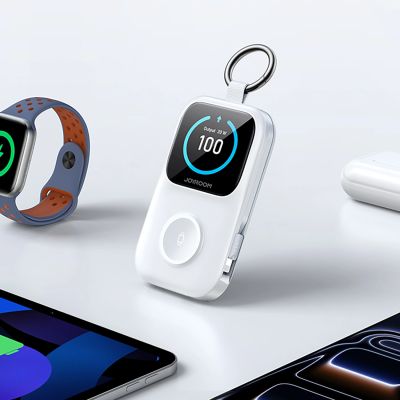 12. Joyroom JR-W19 5W Portable Watch Wireless Charger White
