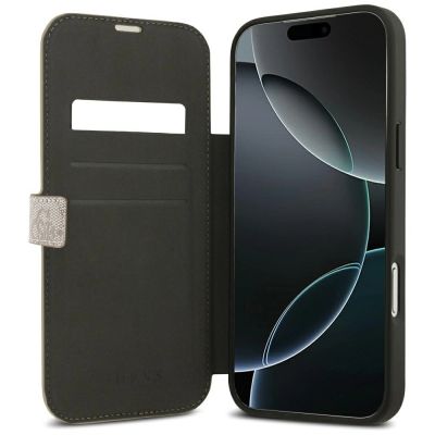 6. Etui Guess Book 4G Metal Logo na iPhone 18 Pro Max / 17 Pro Max - różowe