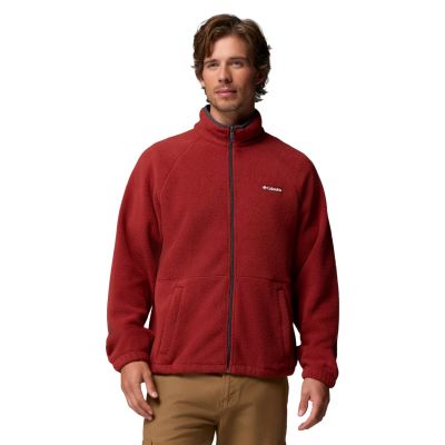 Columbia Timber Crest Full Zip Fleece 2176101632 Czerwone L