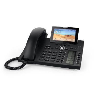 Snom D385 telefon VoIP Czarny 12 linii TFT